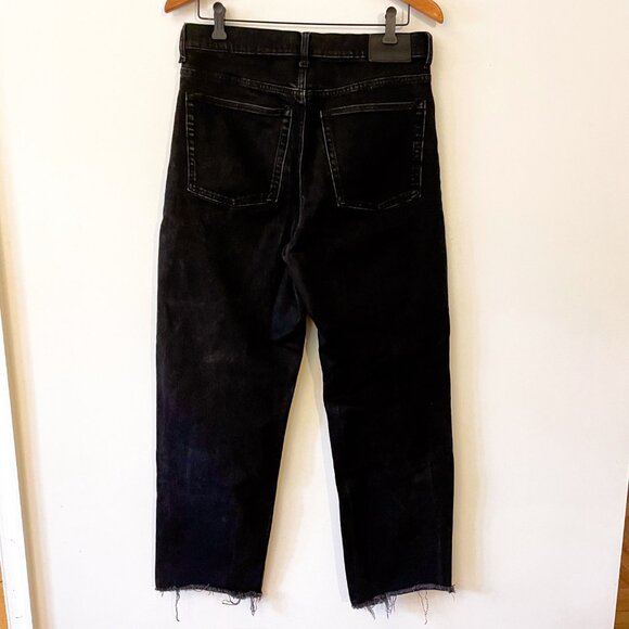 Everlane The Way High Jeans in Washed Black, Size 30 L - Picture 3 of 5